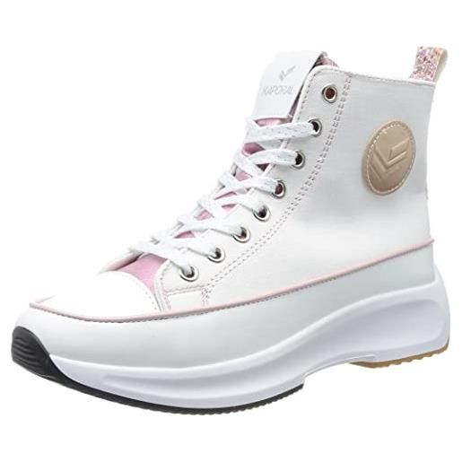 Kaporal christy, scarpe da ginnastica donna, bianco multicolore, 39 eu