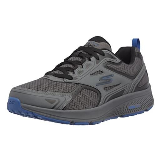 Skechers gorun consistent - scarpe da ginnastica per allenamento atletico, corsa, camminata, con schiuma raffreddata ad aria, uomo, colore: blu antracite, 43 eu