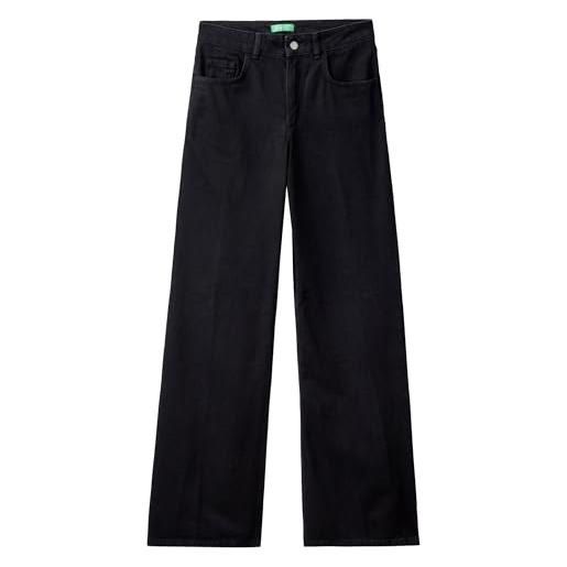 United Colors of Benetton pantalone 4yo7de01a, jeans donna, denim 800, 28