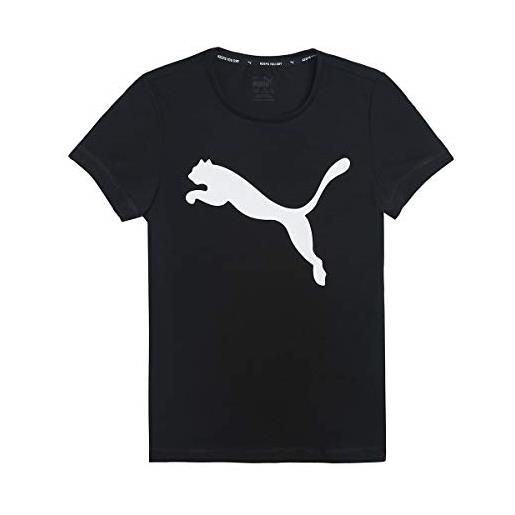Puma active tee g, camiseta de manga corta niña, blanco (white), 140