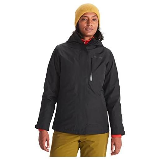 Marmot wm's ramble component jacket giacca impermeabile donna, nero, m