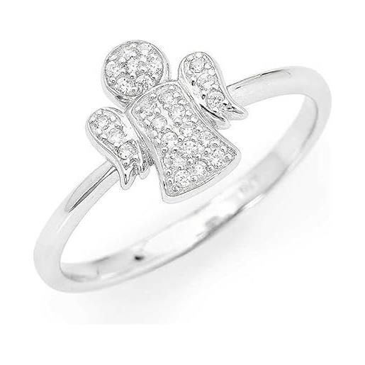 AMEN anello originale silver ring with zircons angels ra - circuit: 58 mm san0013-58 marca, estándar, metallo non prezioso, nessuna pietra preziosa