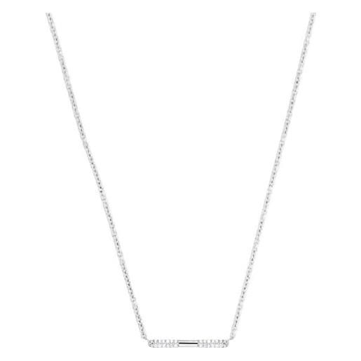 Silver Cat collana minimalist silver necklace with cubic zirconia sc510 ssc0509 marca, estándar, metallo, nessuna pietra preziosa