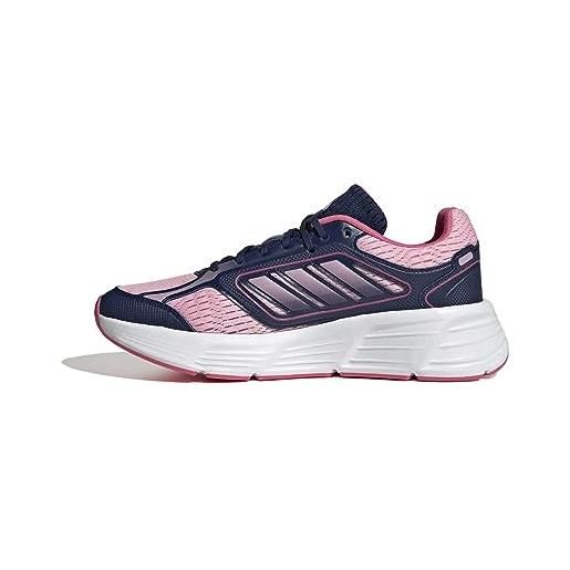 adidas galaxy star w, shoes-low (non football) donna, dark blue/semi solar pink/pulse blue, 40 2/3 eu