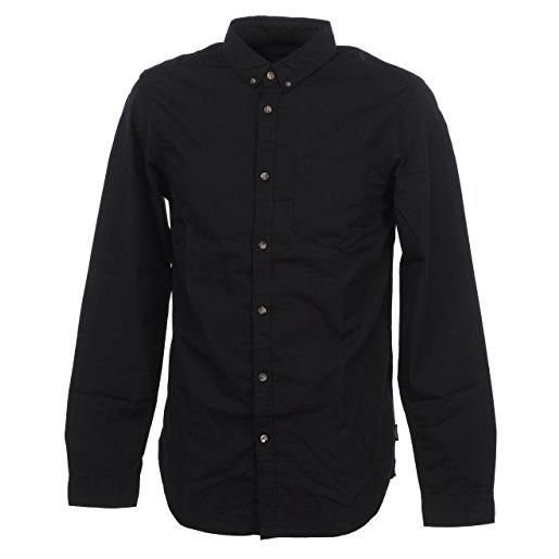 JACK & JONES jorgavin shirt ls noos, camicia formale uomo, nero (black), large