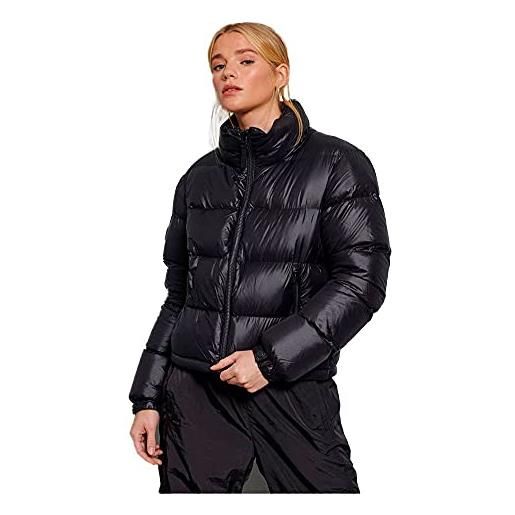 Superdry donna giacca imbottita in piumino luxe alpine nero 44