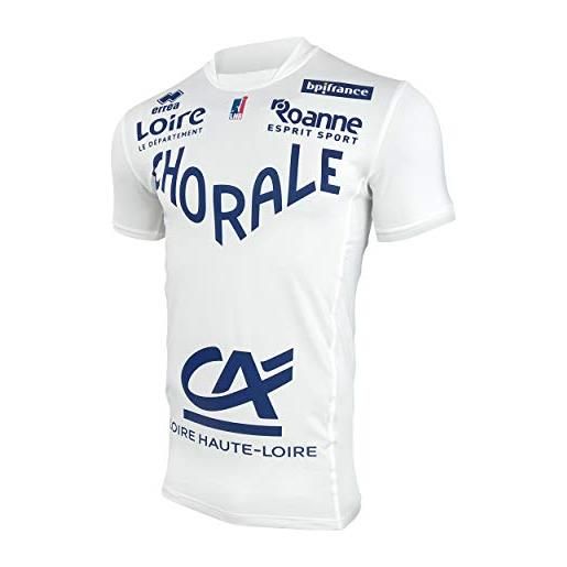 Chorale Roanne - maglia ufficiale da basket per bambini 2019-2020, bambini, maillot_dom_roanne, bianco, fr: xs (taille fabricant: 14 ans)