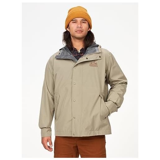 Marmot 78 all weather parka waterproof rain jacket uomo, vetiver, s