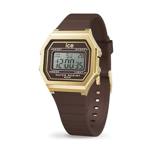 Ice-watch - ice digit retro brown cappuccino - orologio marrone da donna con cinturino in plastica - 022065 (small)