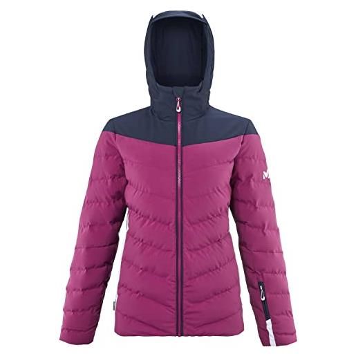 Millet - ruby moutain jkt w - giacca da sci donna - membrana dryedge impermeabile e traspirante - sci, scialpinismo - rosa/blu