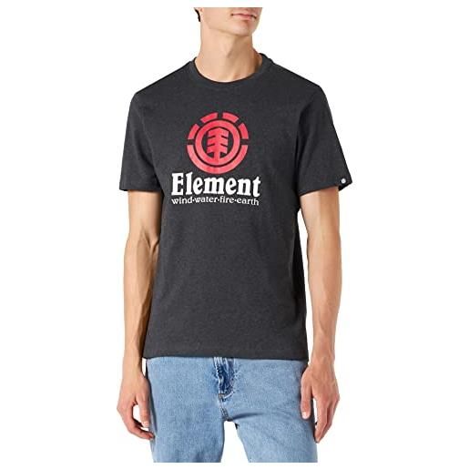 Element vertical - maglietta a maniche corte da uomo maglietta a maniche corte, uomo, flint black, s