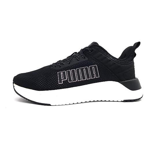 PUMA softride astro t, scarpe per jogging su strada unisex-adulto, nero bianco, 37 eu