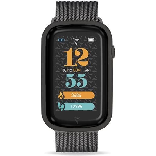 Techmade Srl steps smartwatch maglia total black 1 pezzo