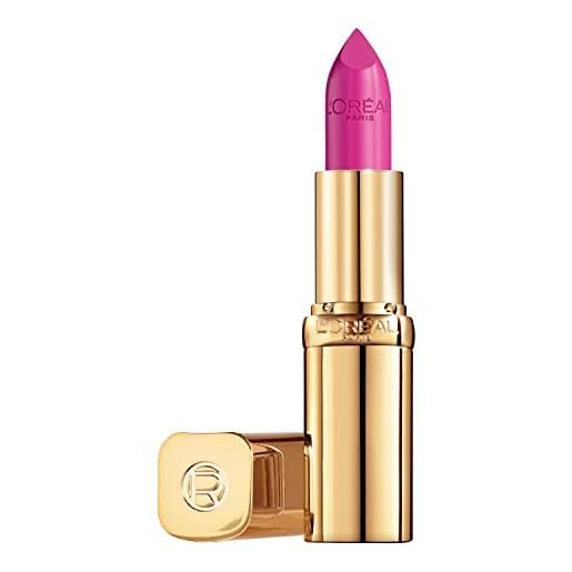 L'Oréal Paris rossetto color riche satin, lunga tenuta, finish satinato, 112 paris paris