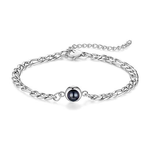 Bracciali Tennis Donna Argento 925 Gioielli Comete Farfalle BRA 171 - Foto 3