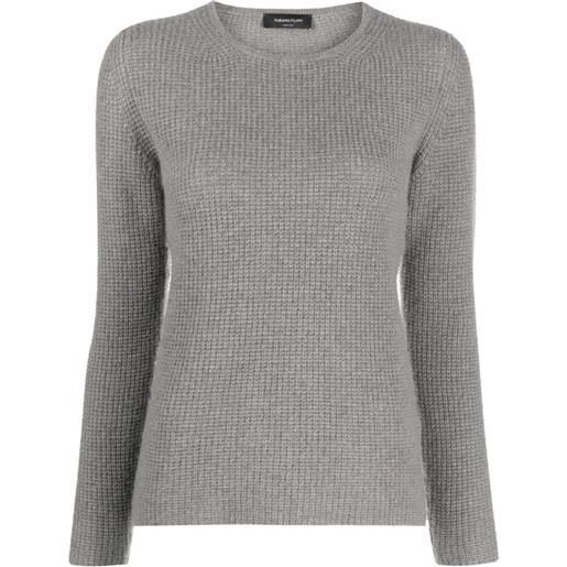 Fabiana Filippi maglione girocollo - grigio