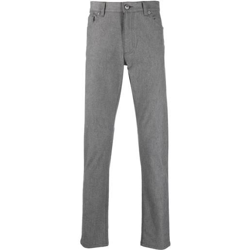 Zegna pantaloni dritti - grigio