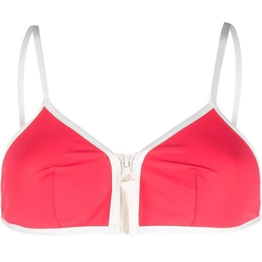 ERES top bikini sifflet con zip - rosa