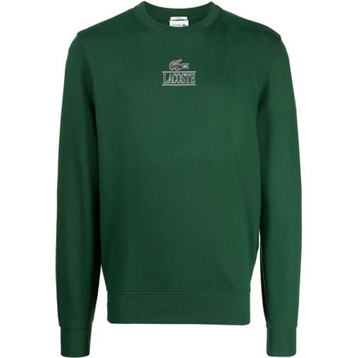 Lacoste maglione con stampa - verde