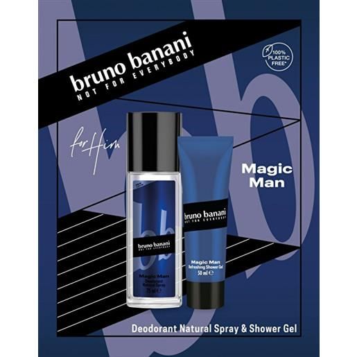 Bruno Banani cofanetto magic man deodorante spray 75ml + shower gel 50ml