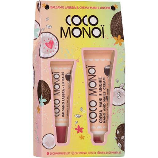 Coco Monoi kit balsamo labbra day&night 10ml + crema mani e unghie 30ml