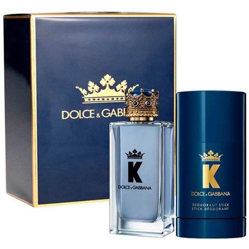 Dolce & Gabbana k eau de toilette spray 100ml + deodorante stick 75ml