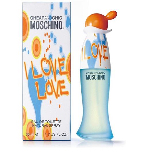 Moschino cheap and chic i love love eau de toilette spray donna 50ml