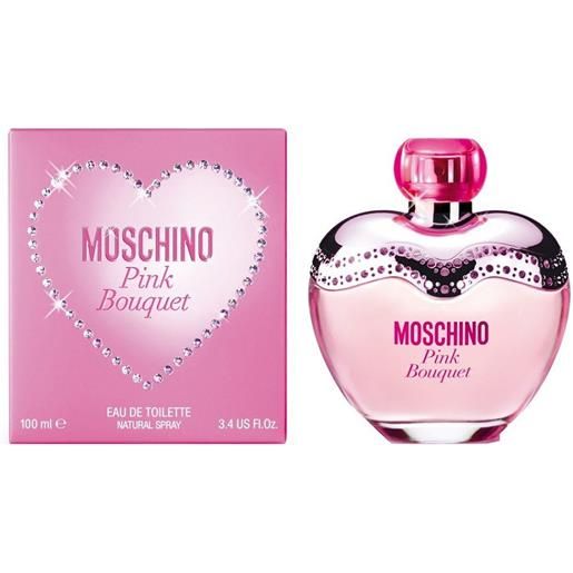 Moschino pink bouquet eau de toilette spray donna 100ml