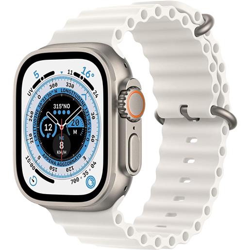 Apple watch ultra 49mm gps + cellular (titanium case, ocean band) - white - europa [no-brand]