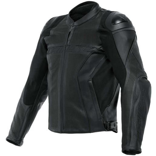 Dainese racing 4 perforated leather jacket nero 62 uomo