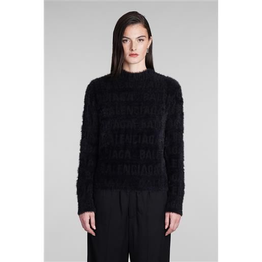 Balenciaga maglia in lana nera