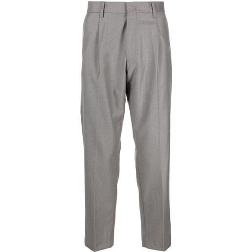 Low Brand tapered-leg tailored trousers - grigio