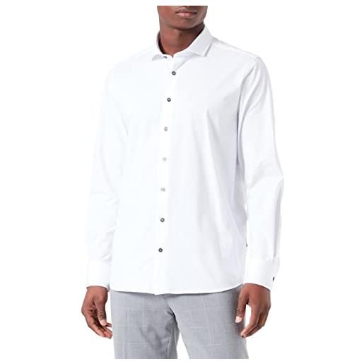 bugatti 9950-38600 camicia, bianco-10, s uomo