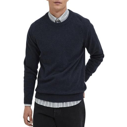 SELECTED slhnewcoban lambs wool crew neck