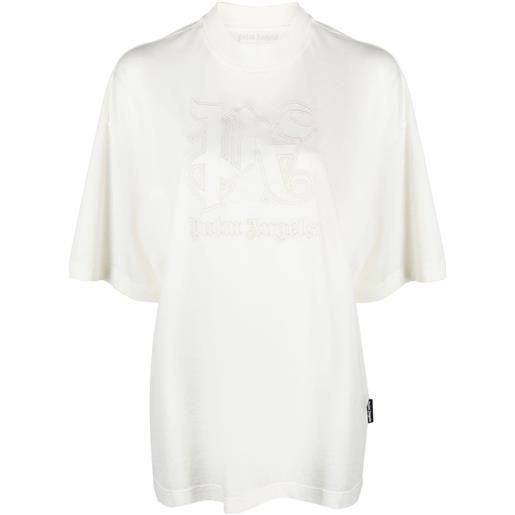 Palm Angels t-shirt con stampa - toni neutri