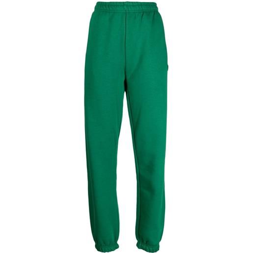 Lacoste pantaloni sportivi con applicazione - verde