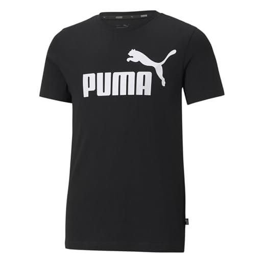 PUMA pumhb|#puma ess logo tee b, maglietta boy's, puma black, xs