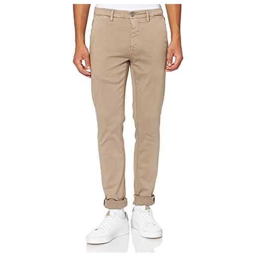 Replay jeans da uomo zeumar slim-fit hyperflex hyper. Chino colore x-lite con elasticizzato, beige (sand 020), 33w / 32l