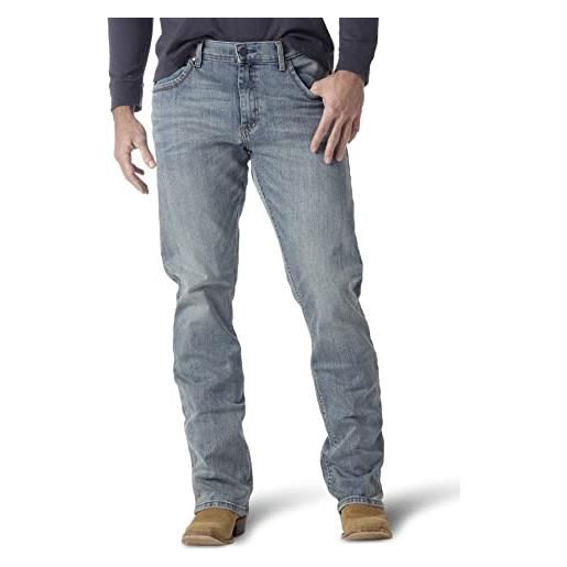 Wrangler jeans a taglio di stivali, stile retrò e alto, greeley, 33w x 38l uomo