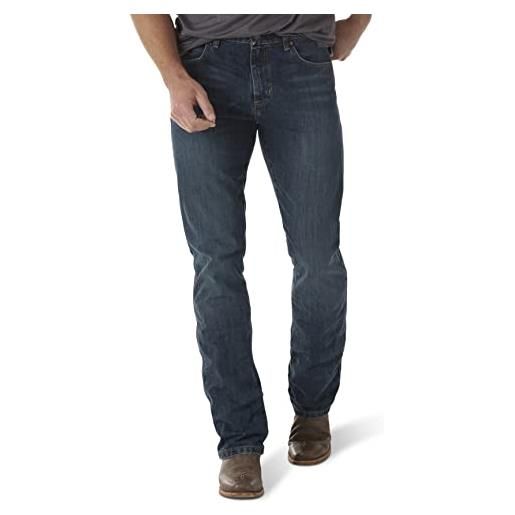 Wrangler jeans retrò slim fit boot cut, greeley, 34w x 30l uomo