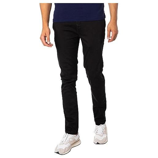Replay jeans da uomo zeumar slim-fit hyperflex hyper. Chino colore x-lite con elasticità, blu (blu 010), 34w / 32l