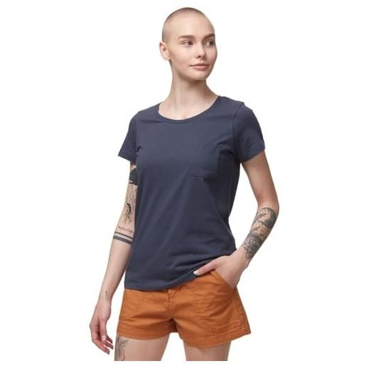 Fjallraven övik t-shirt w, maglietta a maniche corte, donna, blu (navy), xs