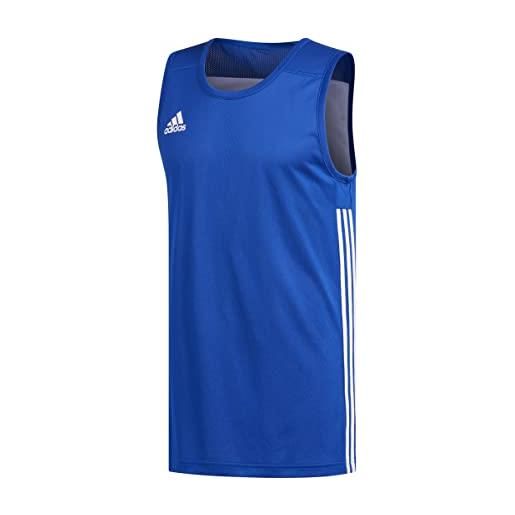 adidas 3g speed reversible sleeveless jersey, maglia da basket uomo, collegiate royal/white, 5xl