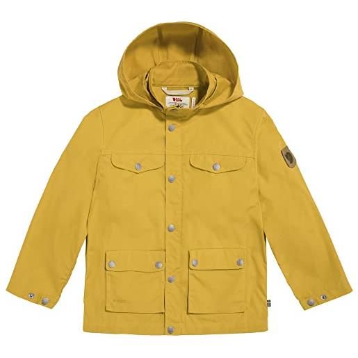 Fjallraven 80603-161 kids greenland jacket giacca unisex - bambini mustard yellow taglia 134