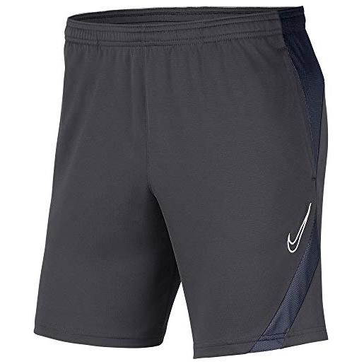 Nike - pantaloncini da ragazzo dri-fit academy pro, bambini, bv6946, antracite/ossidiana/bianco, l