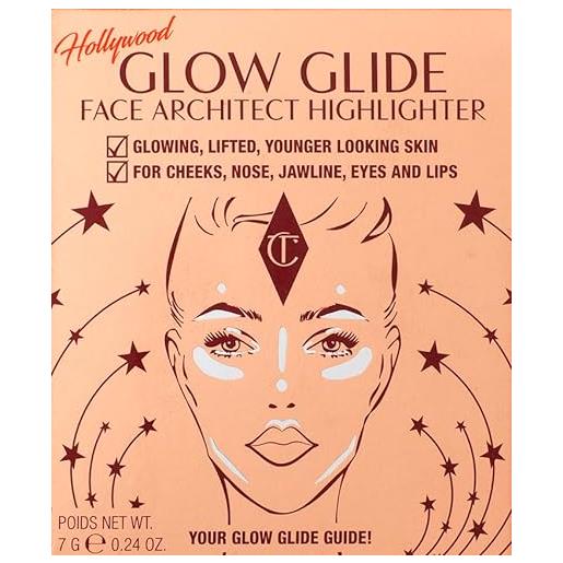 Charlotte tilbury hollywood glow glide face architect highlighter | 7g | bronze glow