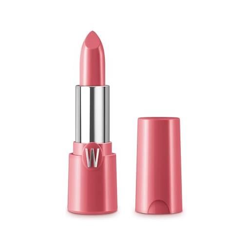 WYCON cosmetics cream icon shiny lipstick - rossetto cremoso dal finish luminoso con effetto rimpolpante e levigante - 06 fashion lily