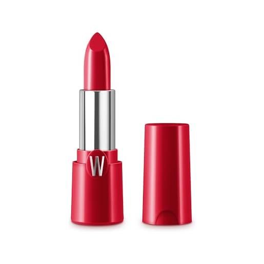 WYCON cosmetics cream icon shiny lipstick - rossetto cremoso dal finish luminoso con effetto rimpolpante e levigante - 14 ruby tender