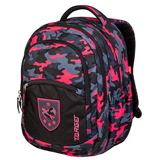 Target backpack 2v1 curved camouflage pink 26943