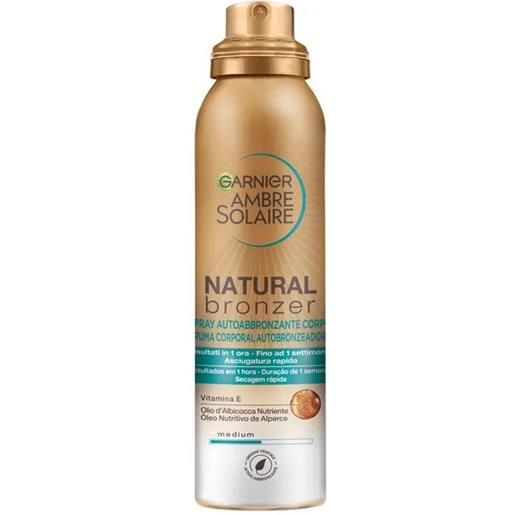 Garnier ambre solaire natural bronzer spray autoabbronzante corpo 150ml